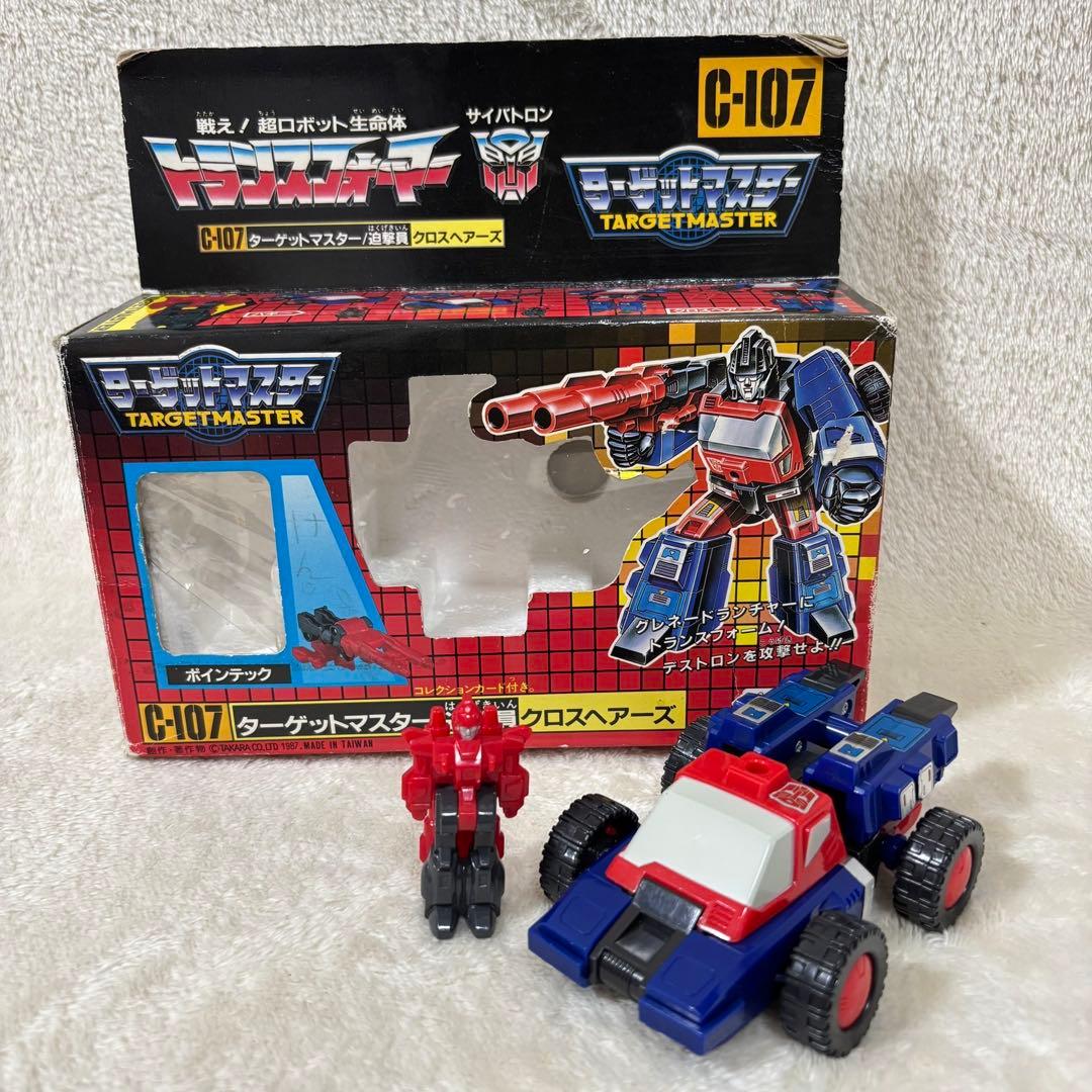 【希少品】旧タカラ トランスフォーマー C-107 クロスヘアーズ 80s