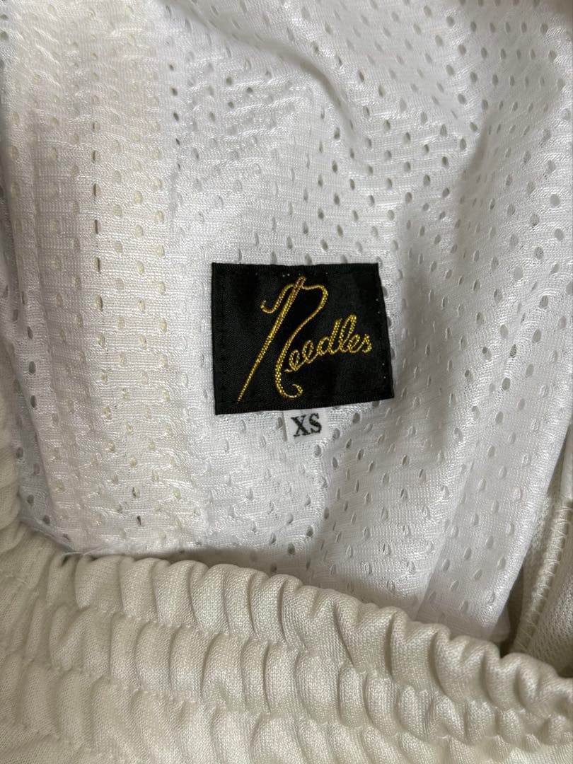 【値下げ】Needles ニードルズ Track Pant ホワイト×パープル