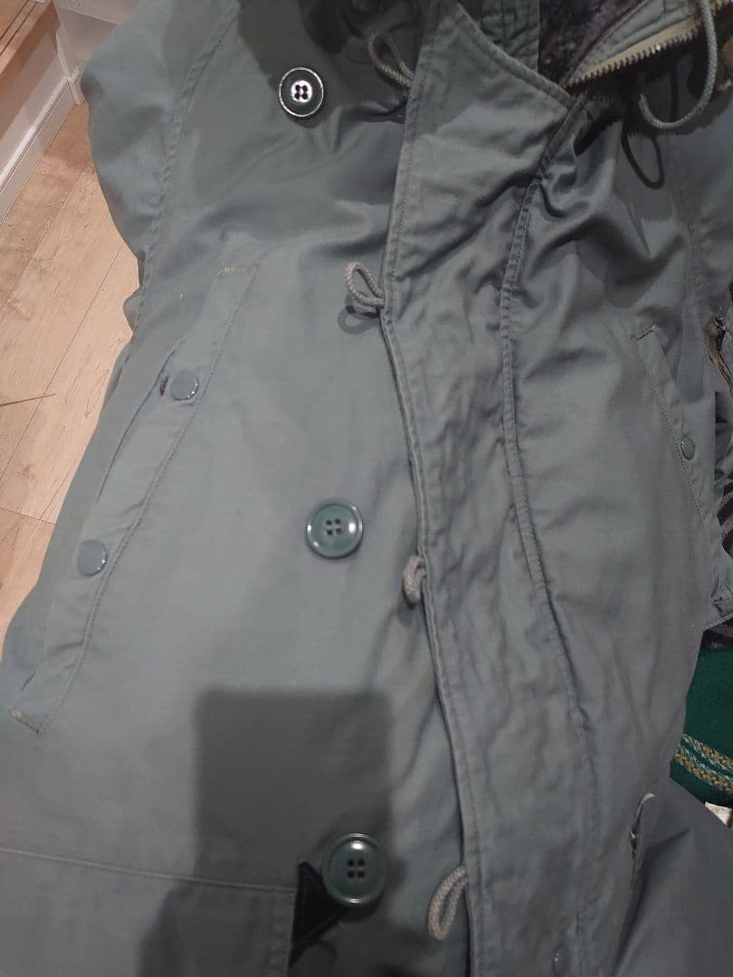 実物 米軍 軍物 N-3Bフライトジャケット USED