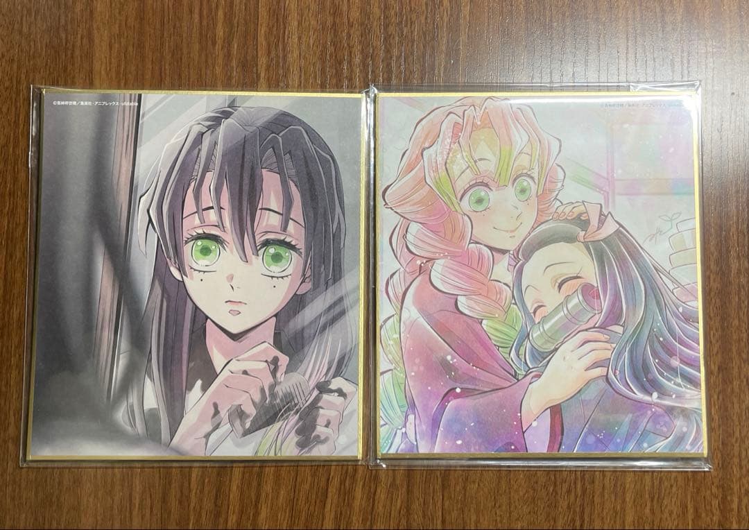 鬼滅の刃 特別放送版 2025提供イラスト 複製ミニ色紙 柱稽古編 蜜璃 禰豆子