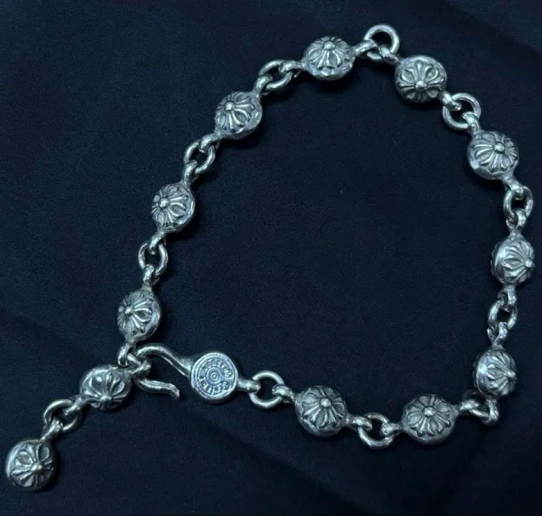 銀座CHROME HEARTS クロスボール　ブレスレット#1 インボイス付