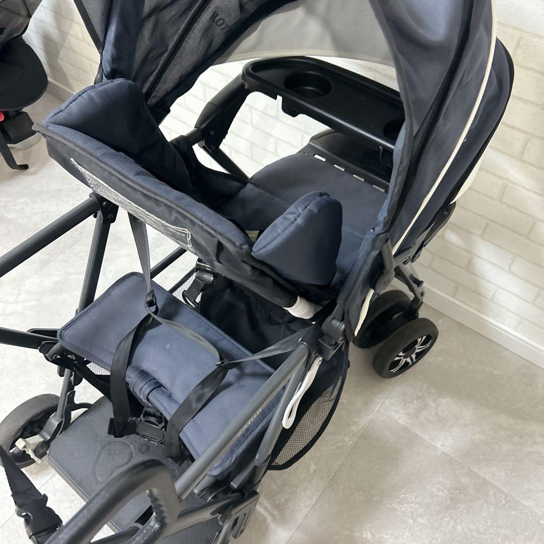 KATOJI カトージ　2人でゴー 2人乗り 人気ベビーカー ネイビー