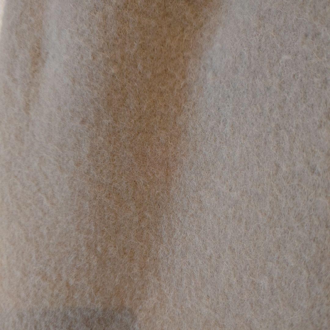 【専用】アソースメレ グレージュ キャメル ストール 大判 フリンジ付き
