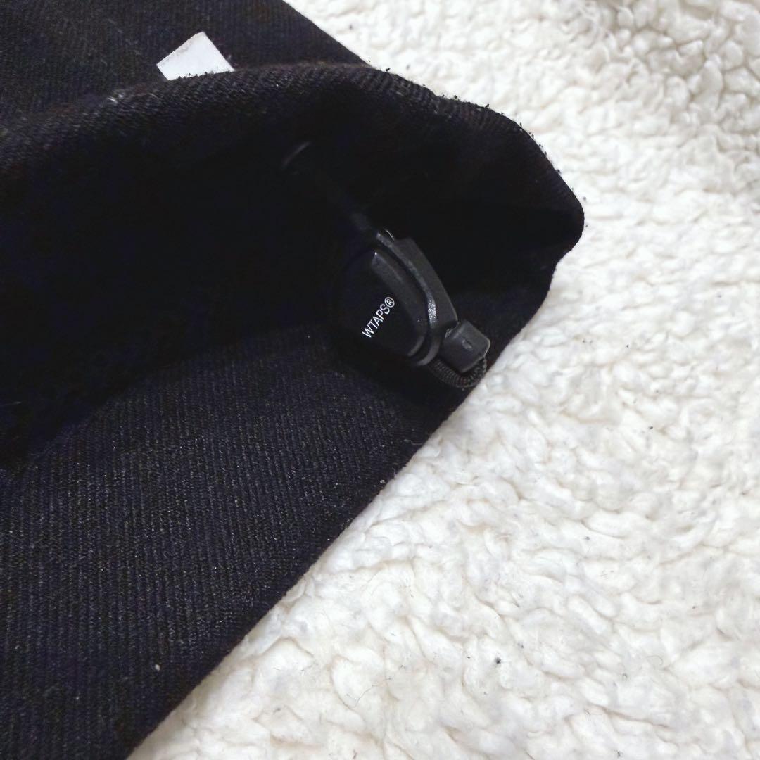 極美品★WTAPS トラックジャケット　Lサイズ　黒　刺繍入り　ロゴ入り