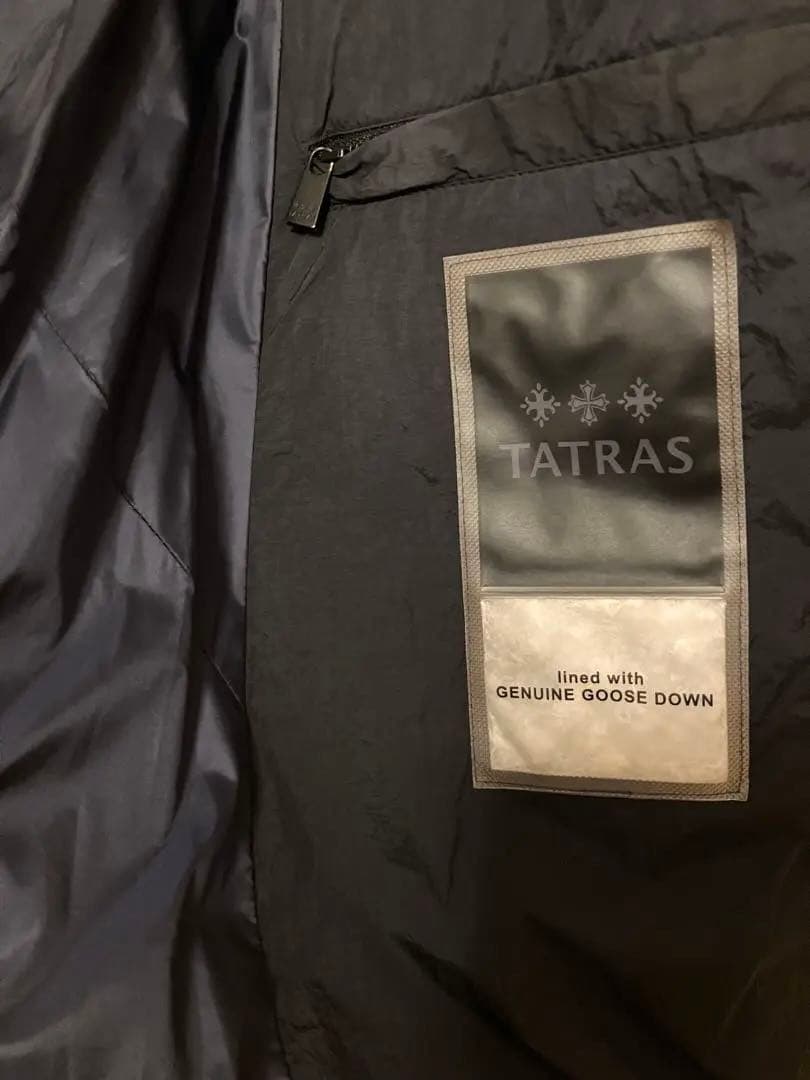 TATRAS ポリテアマ ダウン 02ネイビー★極美品★ギャランティカード付属