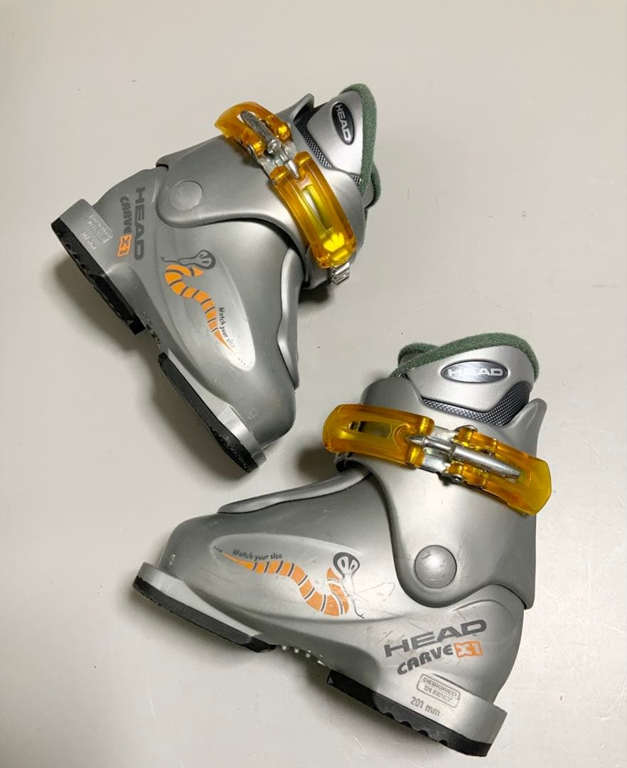 ジュニアスキー 3点セット　エラン　板70cm／ブーツ15cm-16.5cm