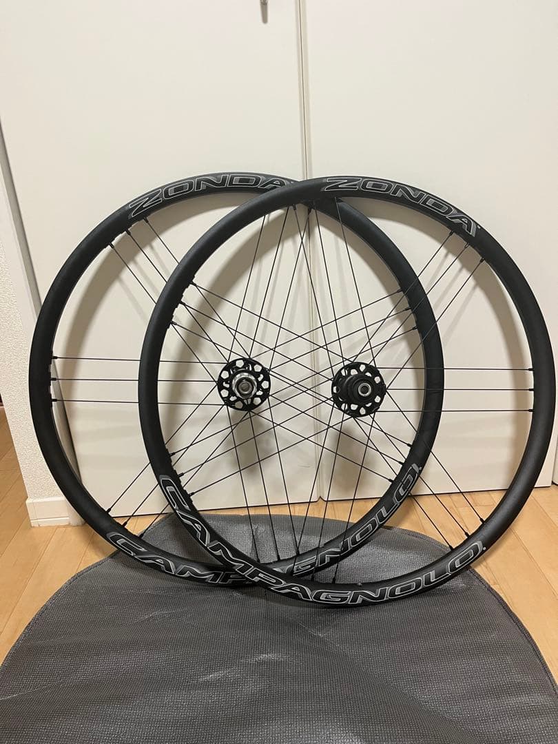 【値下げ】美品 カンパニョーロ ZONDA DB ディスク ホイール 前後セット