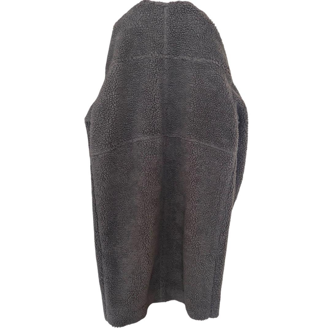 【美品】RIM ARK ノーカラーボアコート リムアーク　ロングコートク