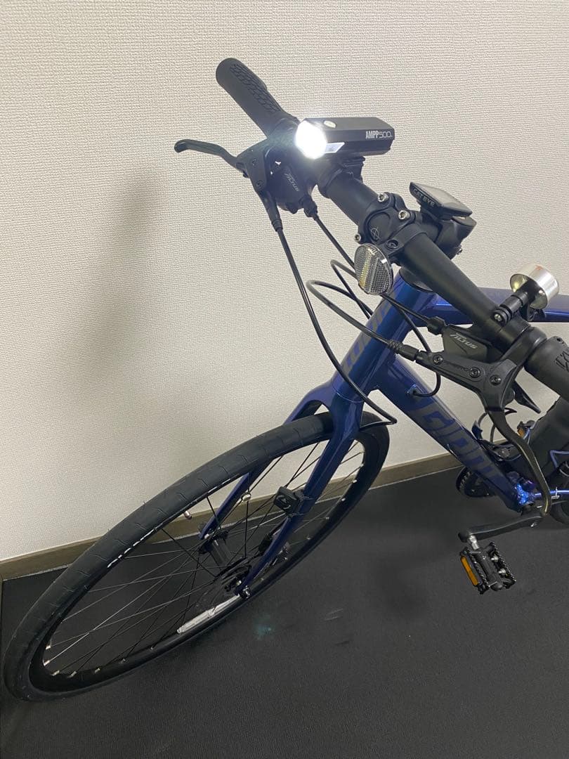 GIANT ロードバイク ブルー 購入後、10キロ程度走行　完全自宅室内保管