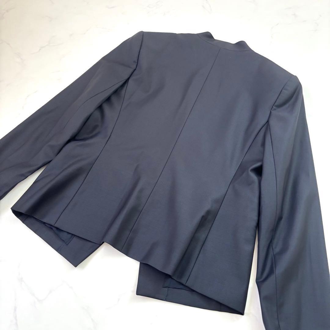 【極美品 大きいサイズ】セオリーリュクス エグゼクティブ セットアップスーツ 黒