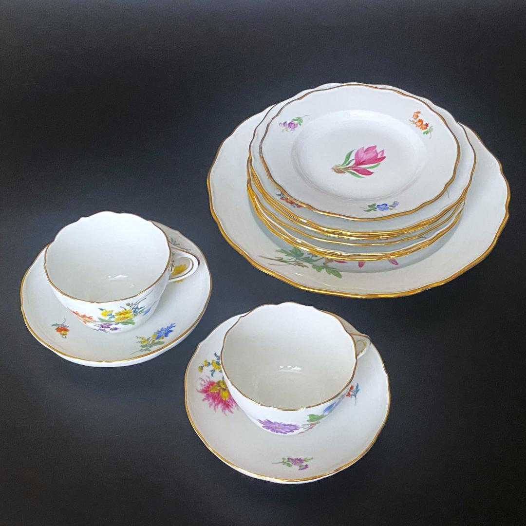 【美品】マイセン★Meissen Cross Swords★ティーセット