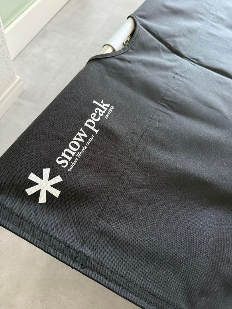 スノーピーク 雪峰祭　限定 スノーピーク　ハイテンション　コット ブラック