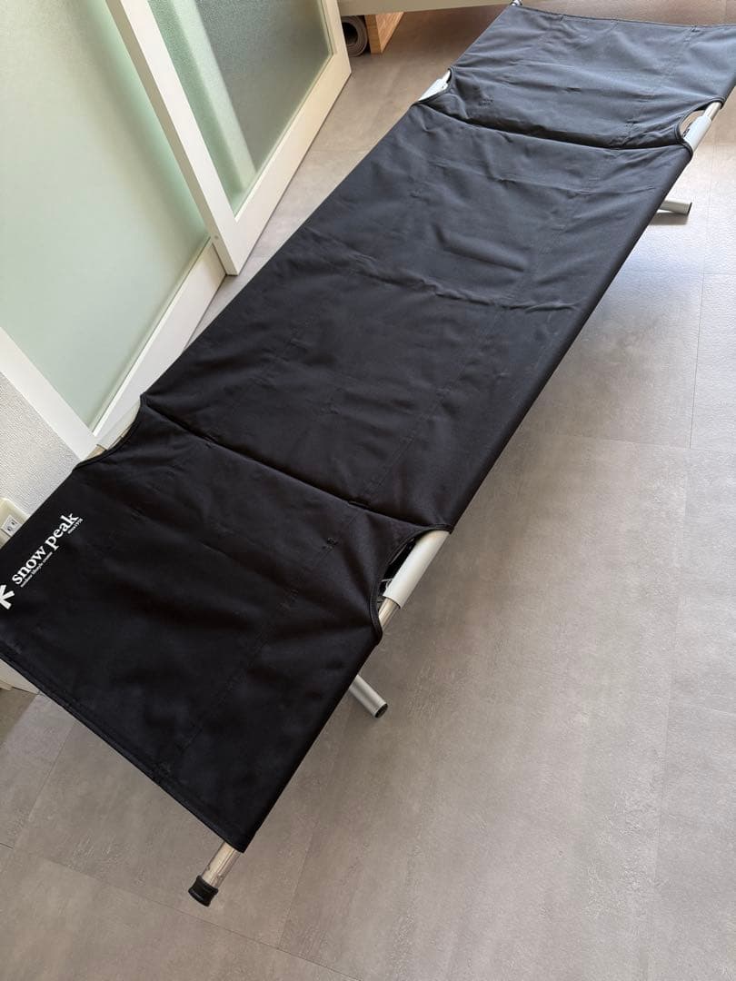 スノーピーク 雪峰祭　限定 スノーピーク　ハイテンション　コット ブラック