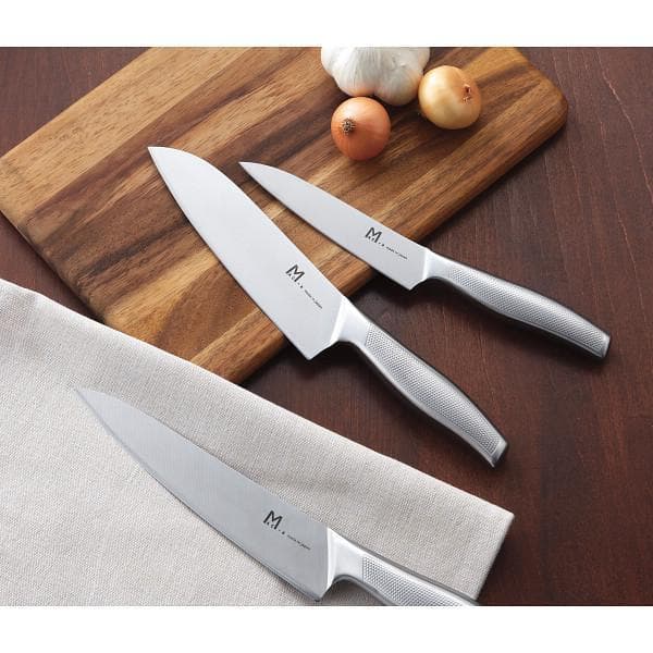 【新品】マック 包丁3本セット ステンレス一体成型／三徳包丁 牛刀 ペティナイフ