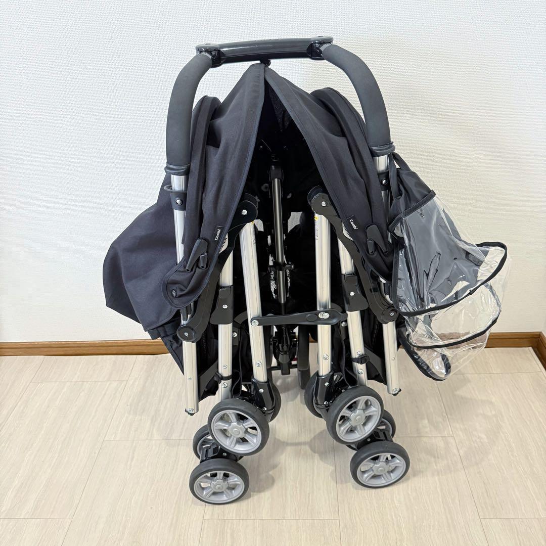 【美品】コンビ Combi ベビーカー TWINSPIN ツインスピンブラック