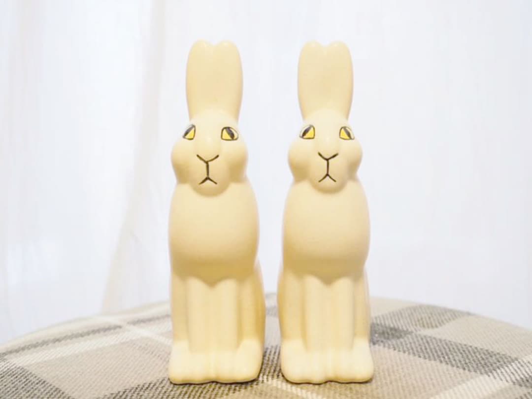 リサラーソン/うさぎ/白/2体セット