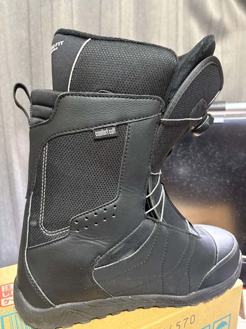 BOAシステム ブラック スノーボードブーツ