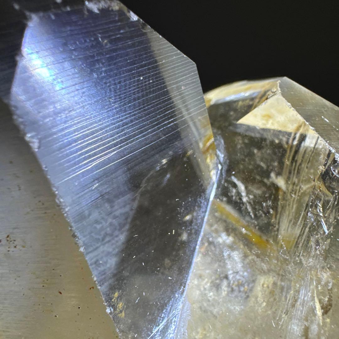 【極上品】レムリアン水晶 ゴールド系 原石 コロンビア産