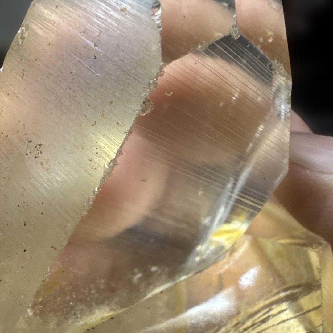 【極上品】レムリアン水晶 ゴールド系 原石 コロンビア産