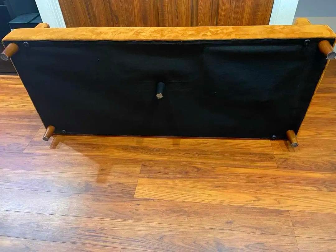 【関家具nora.Annabele】３人掛けカウチソファ美品　洗濯可能　最終価格