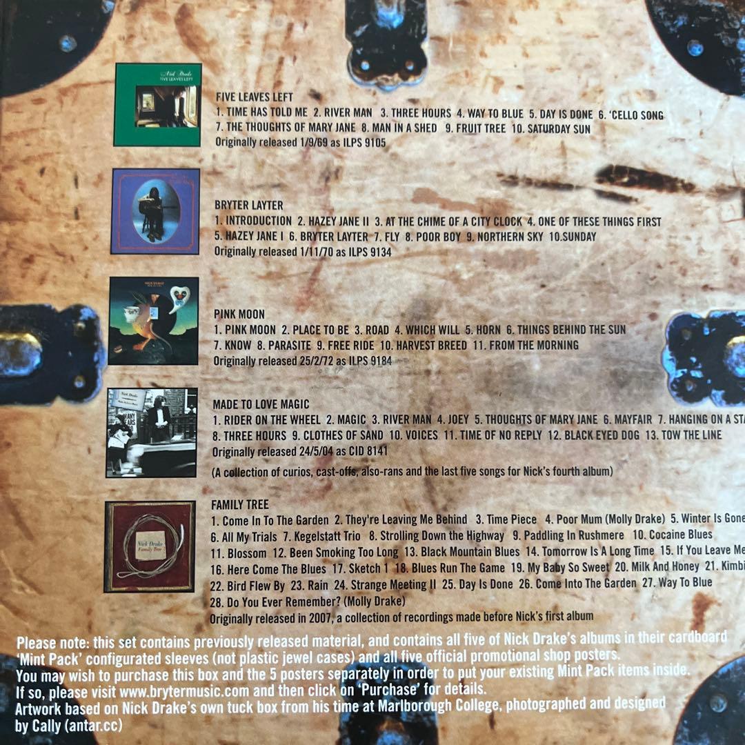 Nick Drake 5枚組ボックスセット N. R. DRAKE, 69