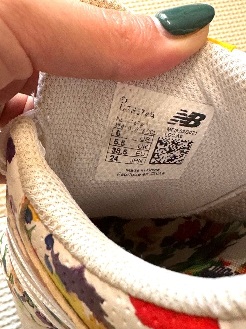 限定デザイン⭐︎New Balance 574 ゴルフシューズ マルチカラー