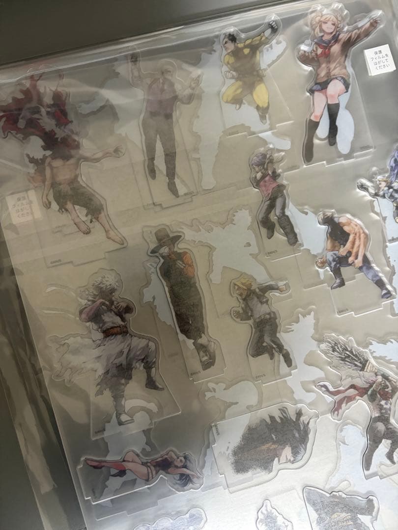 ヒロアカ　原画展　オールスターアクリルフィギュア　受注限定　ヴィラン連合