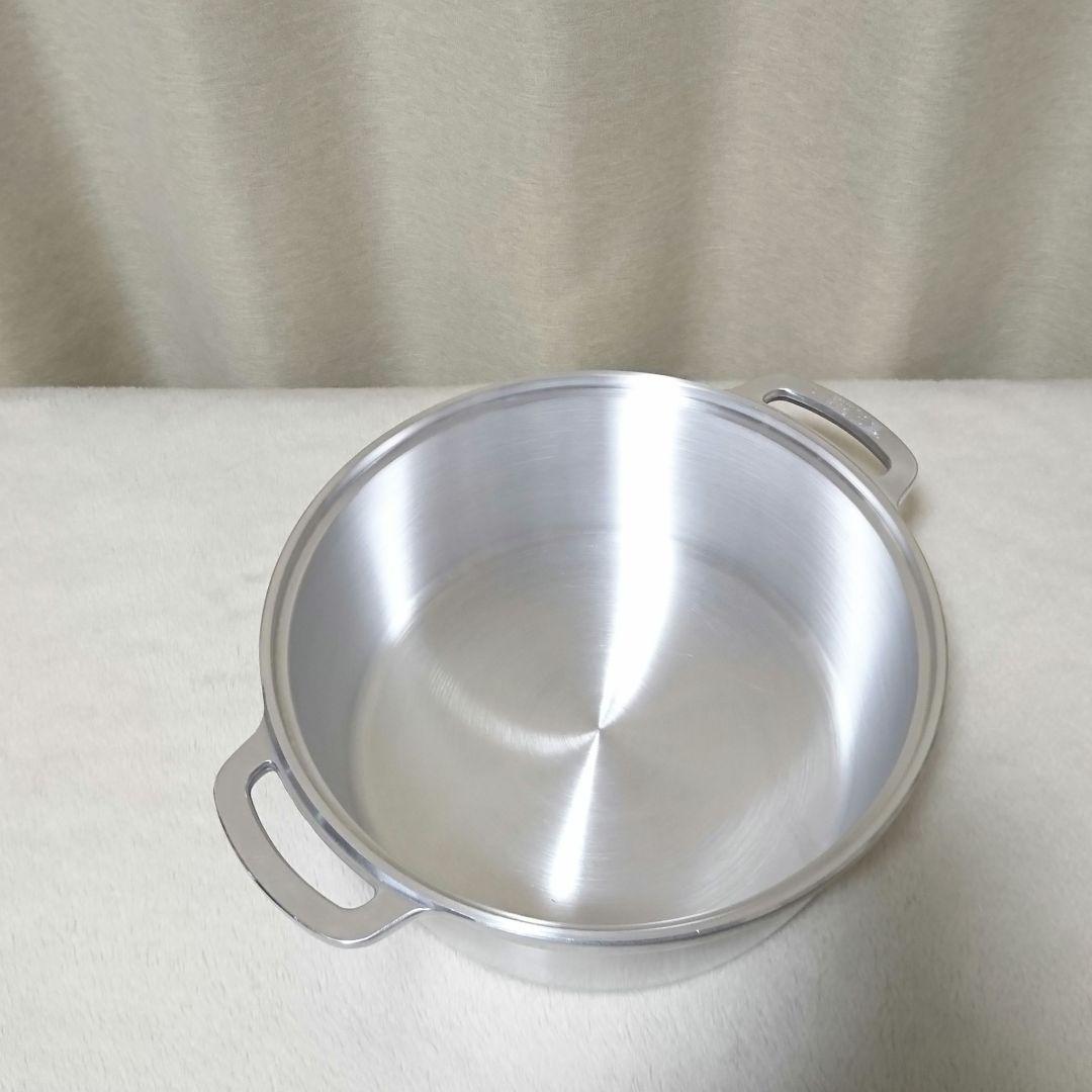 【美品】KING 無水鍋 24cm HALムスイ