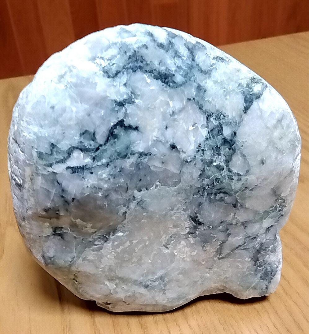 ★翡翠原石★糸魚川転石硬玉【横川・川ズレ青・化粧磨き2.3kg】