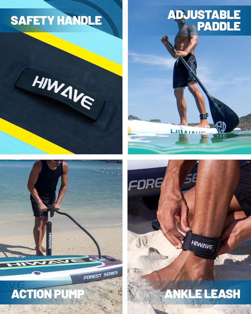 HiwaveSUPボード空気注入式スタンドアップパドルボード。