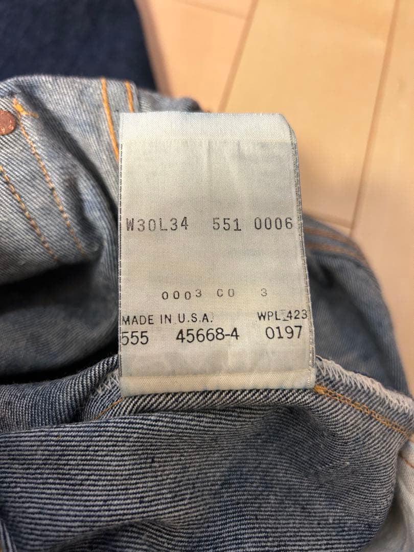 パンツ Levi's 551ZXX W30L34 Made in USA