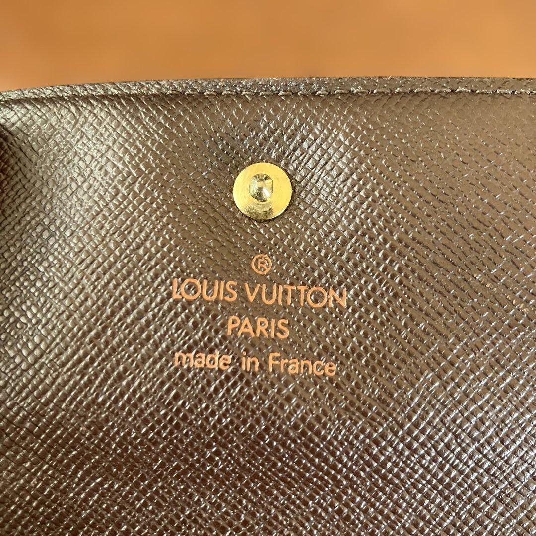 Louis Vuitton ダミエ 二つ折り財布 箱付き