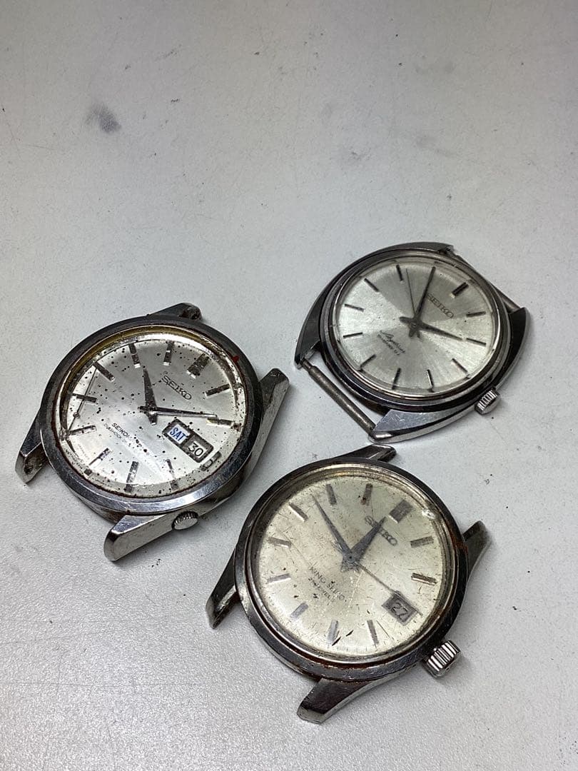 ス*グ様 ジャンク　Seiko King Seiko ヴィンテージ時計　 3点