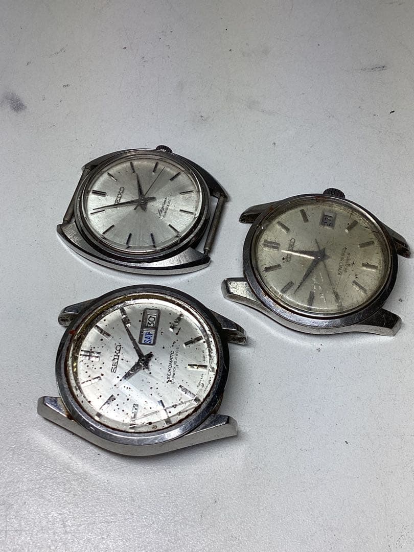 ス*グ様 ジャンク　Seiko King Seiko ヴィンテージ時計　 3点