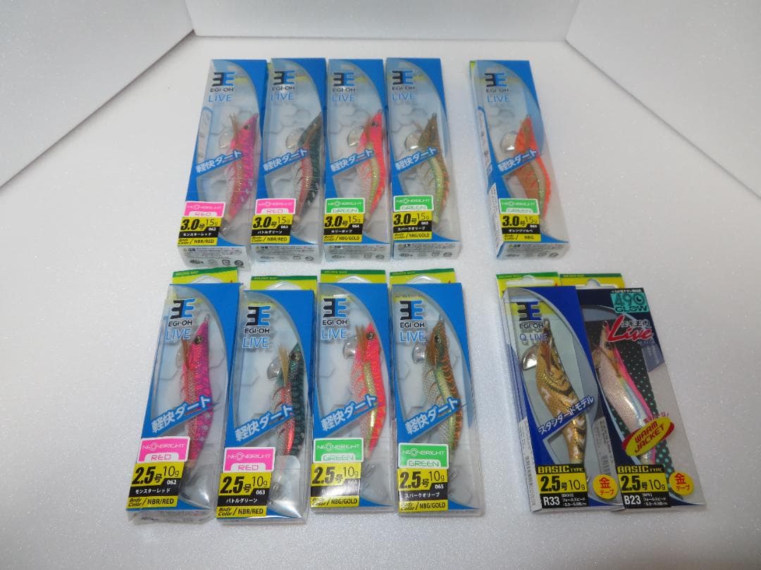 エギ王 EGI-OH LIVE エギ 2.5号 3.0号 11個セット