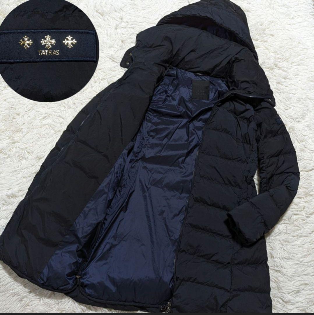 【美品】TATRAS タトラス ポリテアマ ダウンジャケット ブラック