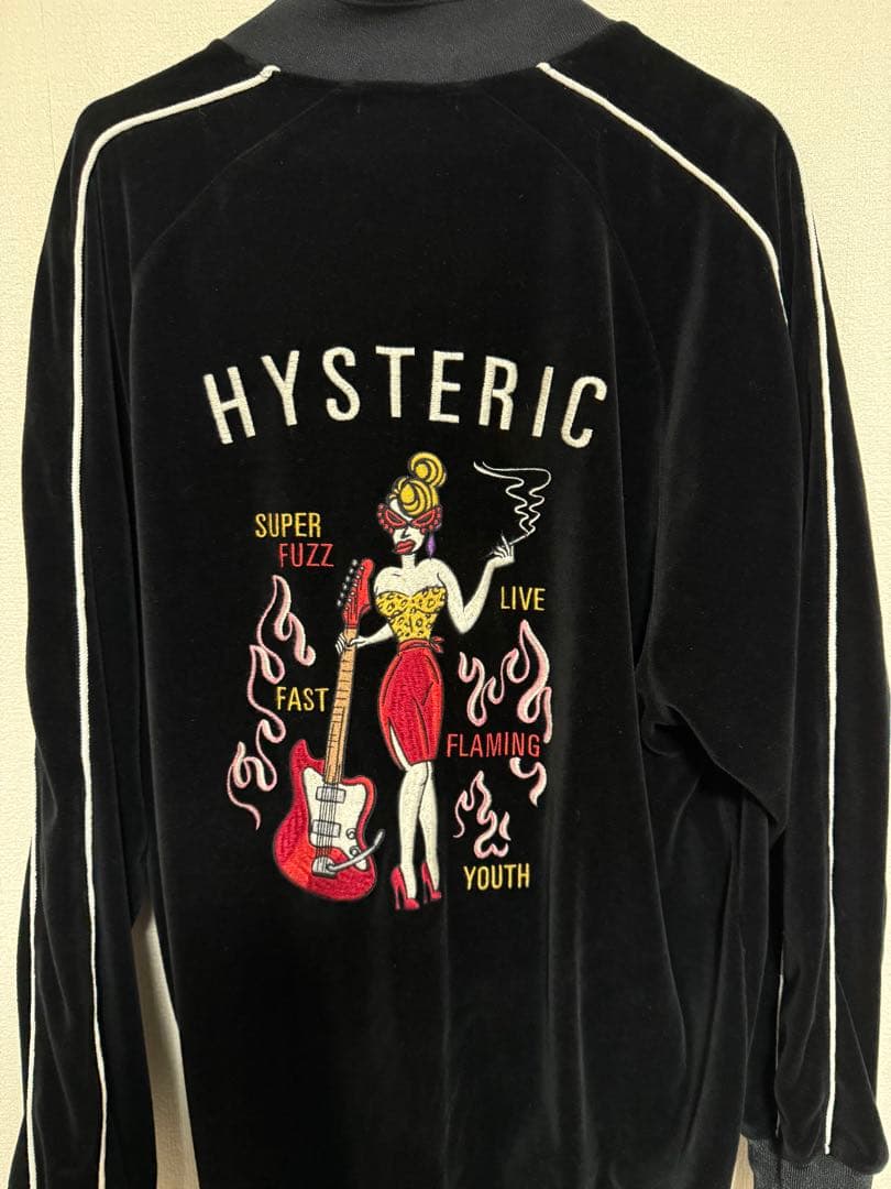 ヒステリックグラマー　ベロアジャンパー