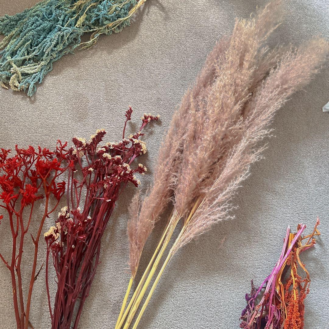 大量!! 総額8万円相当 アンティークフラワー ドライフラワーオブジェセット