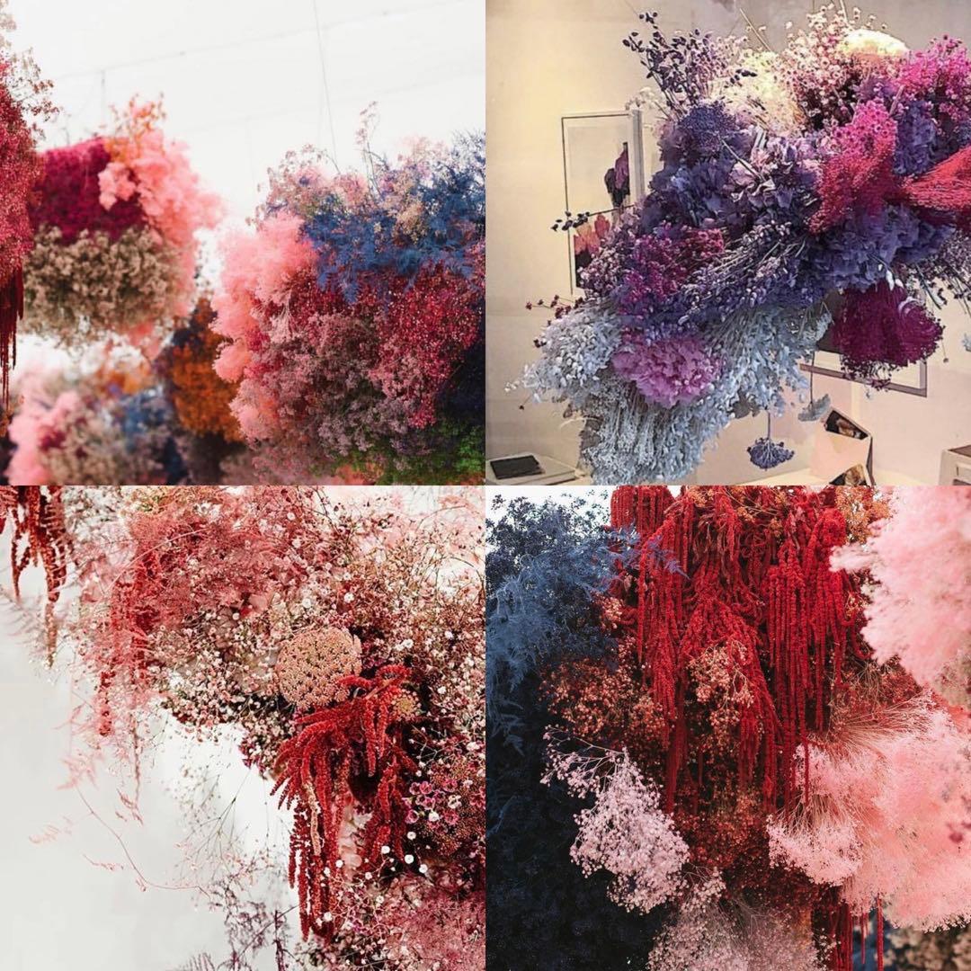 大量!! 総額8万円相当 アンティークフラワー ドライフラワーオブジェセット