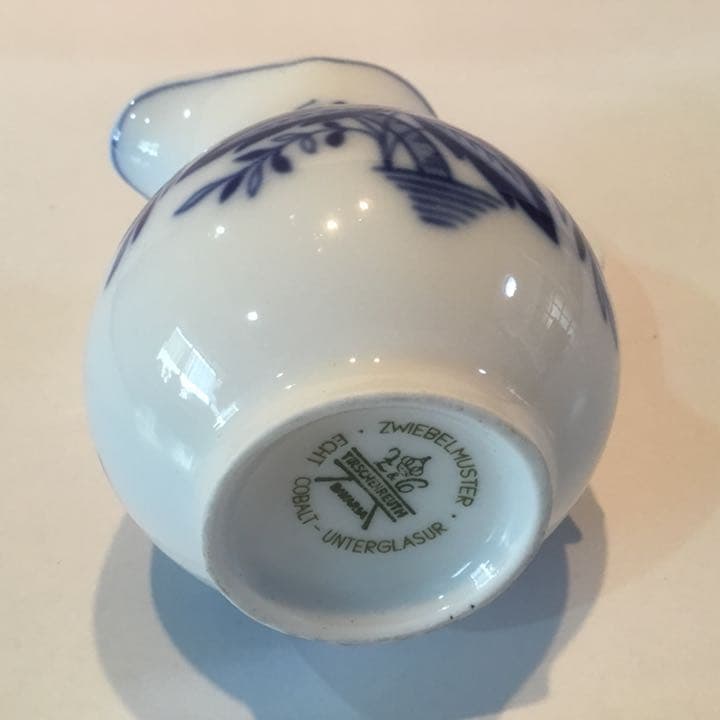 ドイツ Bavaria クリーマー ミルク入れ ブルーオニオン 新品 美品 希少