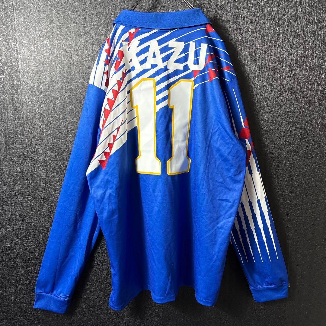 b*9様 【★三浦知良】 古着 サッカー 代表 94 ユニフォーム 11番 ★ド