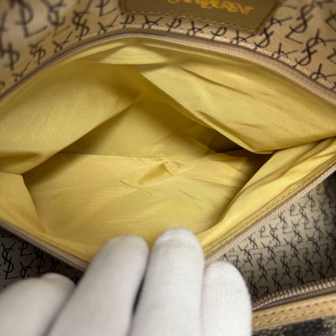 ✨美品✨サンローラン ミニボストンバッグ ヴィンテージ ジラフ柄 ハンドバッグ