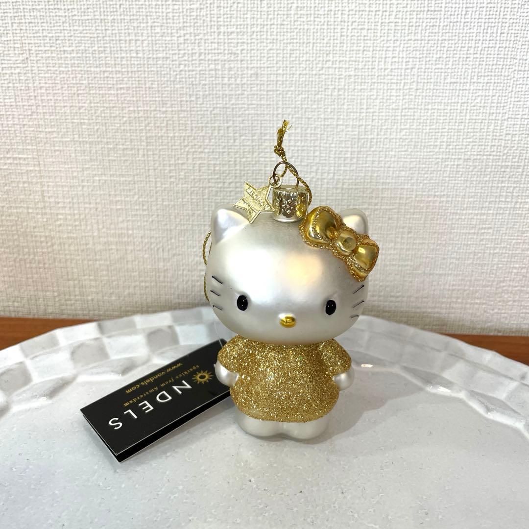 ガラスオーナメント　ハローキティ　VONDELS