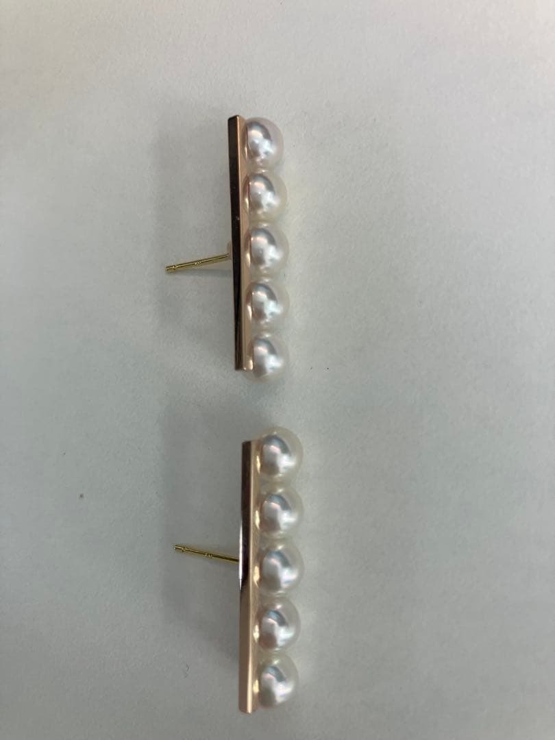 美品　TASAKI　バランスピアス　サクラゴールド