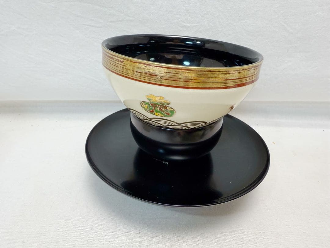 未使用 茶道具 根来塗 茶箱 茶道具一式 十四点セット 茶器入れ 元箱
