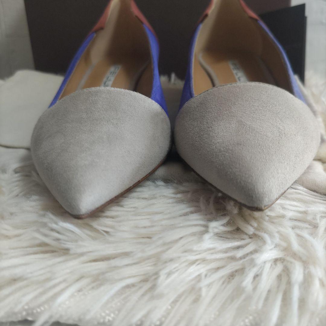美品✨ PELLICO　ペリーコ　パンプス 　スエード 　マルチパネルパンプス