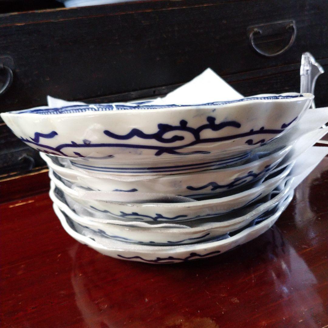 古道具 和食器 春寒皿セット