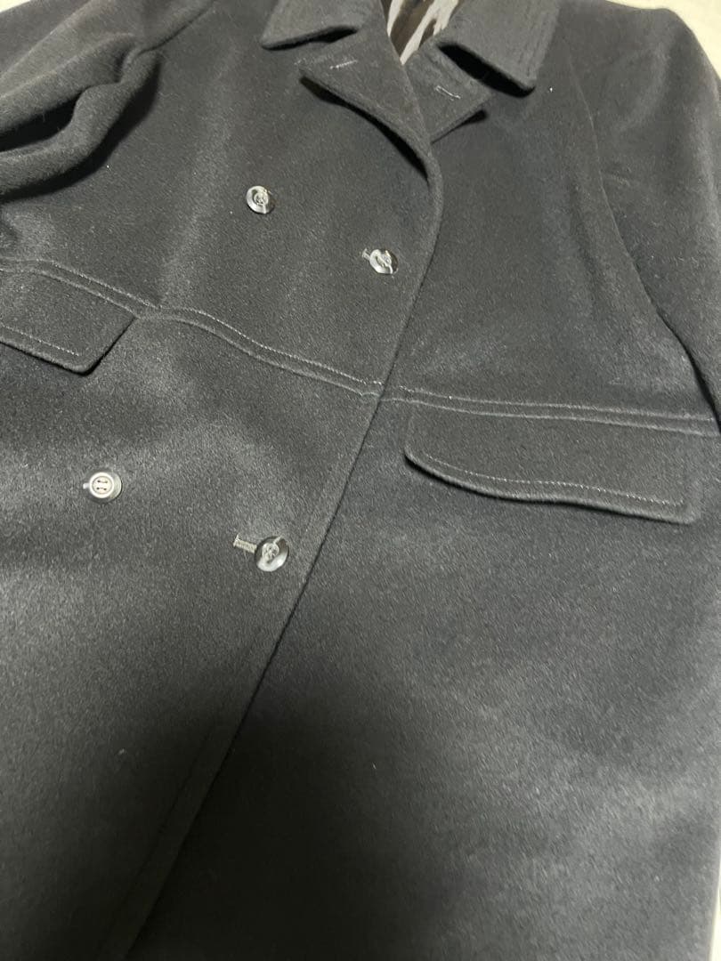 《新品》ELEN TOWN 17号　カシミア　ミドル丈　コート　大きいサイズ　黒