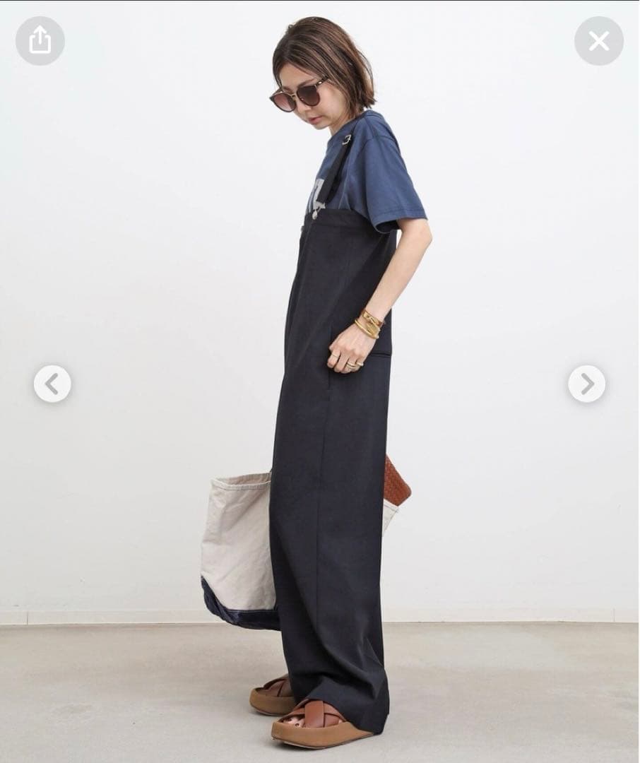 アパルトモン Dry Cloth Combinaison36ネイビー