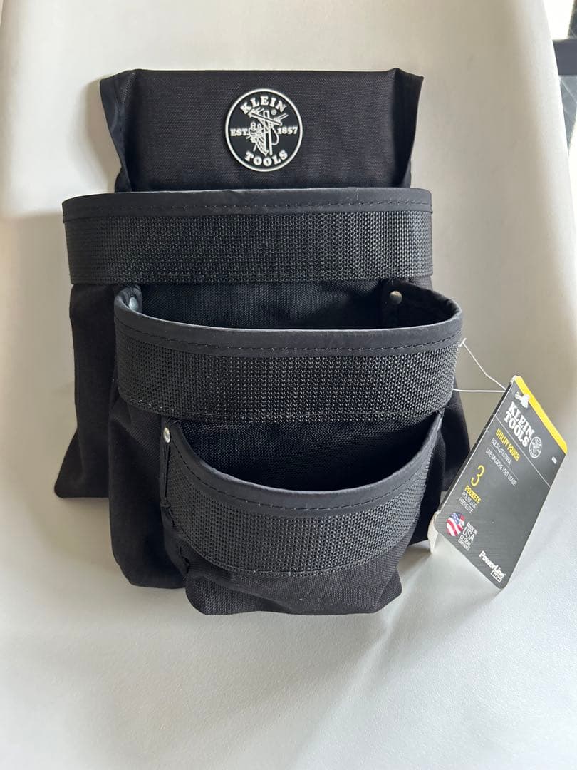  Tools ユーティリティポーチ 3ポケット 黒